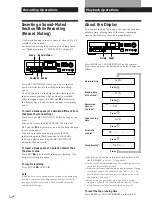 Preview for 12 page of Sony PCM-R300 Operating Instructions Manual