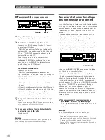 Preview for 42 page of Sony PCM-R300 Operating Instructions Manual