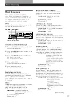 Preview for 67 page of Sony PCM-R300 Operating Instructions Manual