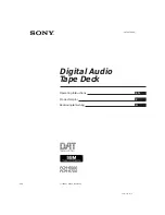 Sony PCM-R500 - Dat Recorder Operating Instructions Manual preview