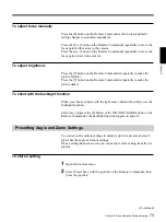 Preview for 73 page of Sony PCS-6000 Operating Instructions Manual