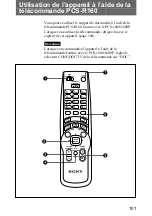 Предварительный просмотр 101 страницы Sony PCS-DS150 Operating Instructions Manual