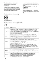 Preview for 4 page of Sony PCSXL55 Operating Instructions Manual