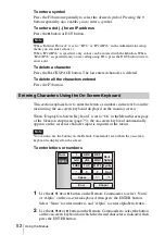 Preview for 52 page of Sony PCSXL55 Operating Instructions Manual