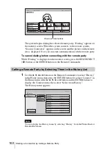 Preview for 102 page of Sony PCSXL55 Operating Instructions Manual