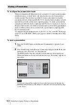 Preview for 142 page of Sony PCSXL55 Operating Instructions Manual