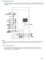 Preview for 21 page of Sony PCV-E314DS - Vaio Digital Studio Desktop Computer User Manual