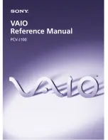 Preview for 1 page of Sony PCV-J100 - Vaio Desktop Computer Reference Manual