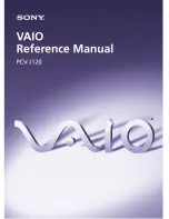 Preview for 1 page of Sony PCV-J120 - Vaio Desktop Computer Reference Manual