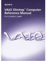 Предварительный просмотр 1 страницы Sony PCV-LX700 - Vaio Slimtop Computer Reference Manual