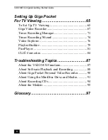 Preview for 8 page of Sony PCV-MXS20 Online Help Center (VAIO User Guide) Getting Started Manual