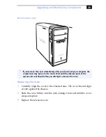 Preview for 41 page of Sony PCV-RS101 - Vaio Desktop Computer System Reference Manual