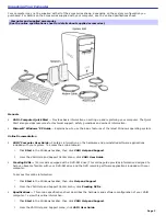 Preview for 3 page of Sony PCV-RS221 - Vaio Desktop Computer User Manual