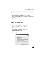 Preview for 47 page of Sony PCV-RS300C - Vaio Desktop Computer Quick Start Manual