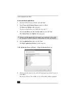 Preview for 50 page of Sony PCV-RS300C - Vaio Desktop Computer Quick Start Manual