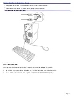 Preview for 25 page of Sony PCV-RS400C - Vaio Desktop Computer User Manual