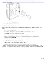 Preview for 91 page of Sony PCV-RS400C - Vaio Desktop Computer User Manual