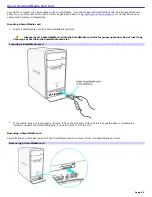 Предварительный просмотр 85 страницы Sony PCV-RS600C - Vaio Desktop Computer User Manual