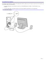 Preview for 23 page of Sony PCV-RS710G - Vaio Desktop Computer User Manual