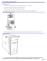 Preview for 88 page of Sony PCV-RS710G - Vaio Desktop Computer User Manual