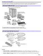 Preview for 3 page of Sony PCV-RZ20CG - Vaio Desktop Computer User Manual