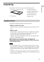 Preview for 11 page of Sony PCWA-C700 - Wireless Lan Dual Pc Card Operating Instructions Manual