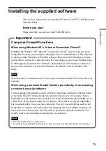 Preview for 15 page of Sony PCWA-C700 - Wireless Lan Dual Pc Card Operating Instructions Manual