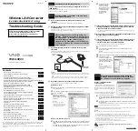 Sony PCWA-DE80 - Wireless Lan Router Troubleshooting Manual preview