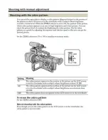 Preview for 10 page of Sony PD150 Brief User'S Manual