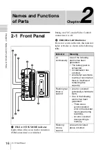 Preview for 16 page of Sony PDW-1 Operation Manual