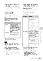 Preview for 49 page of Sony PDW-1 Operation Manual