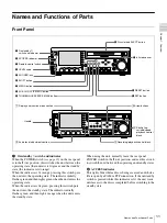 Предварительный просмотр 11 страницы Sony PDW-70MD Instructions For Use Manual