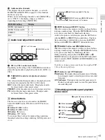 Предварительный просмотр 15 страницы Sony PDW-70MD Instructions For Use Manual