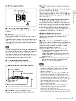 Предварительный просмотр 19 страницы Sony PDW-70MD Instructions For Use Manual