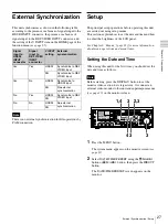 Предварительный просмотр 27 страницы Sony PDW-70MD Instructions For Use Manual