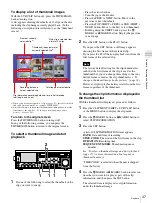 Предварительный просмотр 37 страницы Sony PDW-70MD Instructions For Use Manual