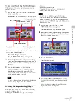 Предварительный просмотр 41 страницы Sony PDW-70MD Instructions For Use Manual