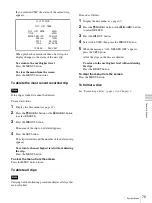 Предварительный просмотр 75 страницы Sony PDW-70MD Instructions For Use Manual