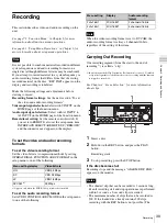 Предварительный просмотр 39 страницы Sony PDW-75MD Instructions For Use Manual