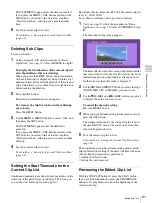 Preview for 61 page of Sony PDW-75MD Instructions For Use Manual