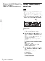 Preview for 62 page of Sony PDW-75MD Instructions For Use Manual