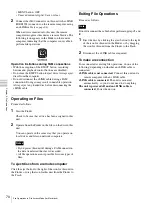 Preview for 70 page of Sony PDW-75MD Instructions For Use Manual