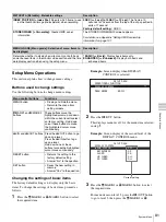 Preview for 81 page of Sony PDW-75MD Instructions For Use Manual