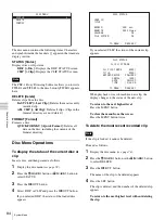 Preview for 84 page of Sony PDW-75MD Instructions For Use Manual