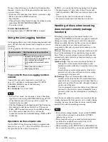 Preview for 58 page of Sony PDW-F1600 Operation Manual