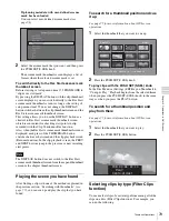 Preview for 79 page of Sony PDW-F1600 Operation Manual