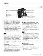 Предварительный просмотр 15 страницы Sony PDW-F330K Operating Instructions Manual