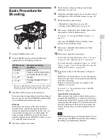 Предварительный просмотр 57 страницы Sony PDW-F330K Operating Instructions Manual