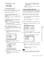 Предварительный просмотр 151 страницы Sony PDW-F330K Operating Instructions Manual