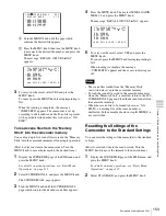 Предварительный просмотр 153 страницы Sony PDW-F330K Operating Instructions Manual